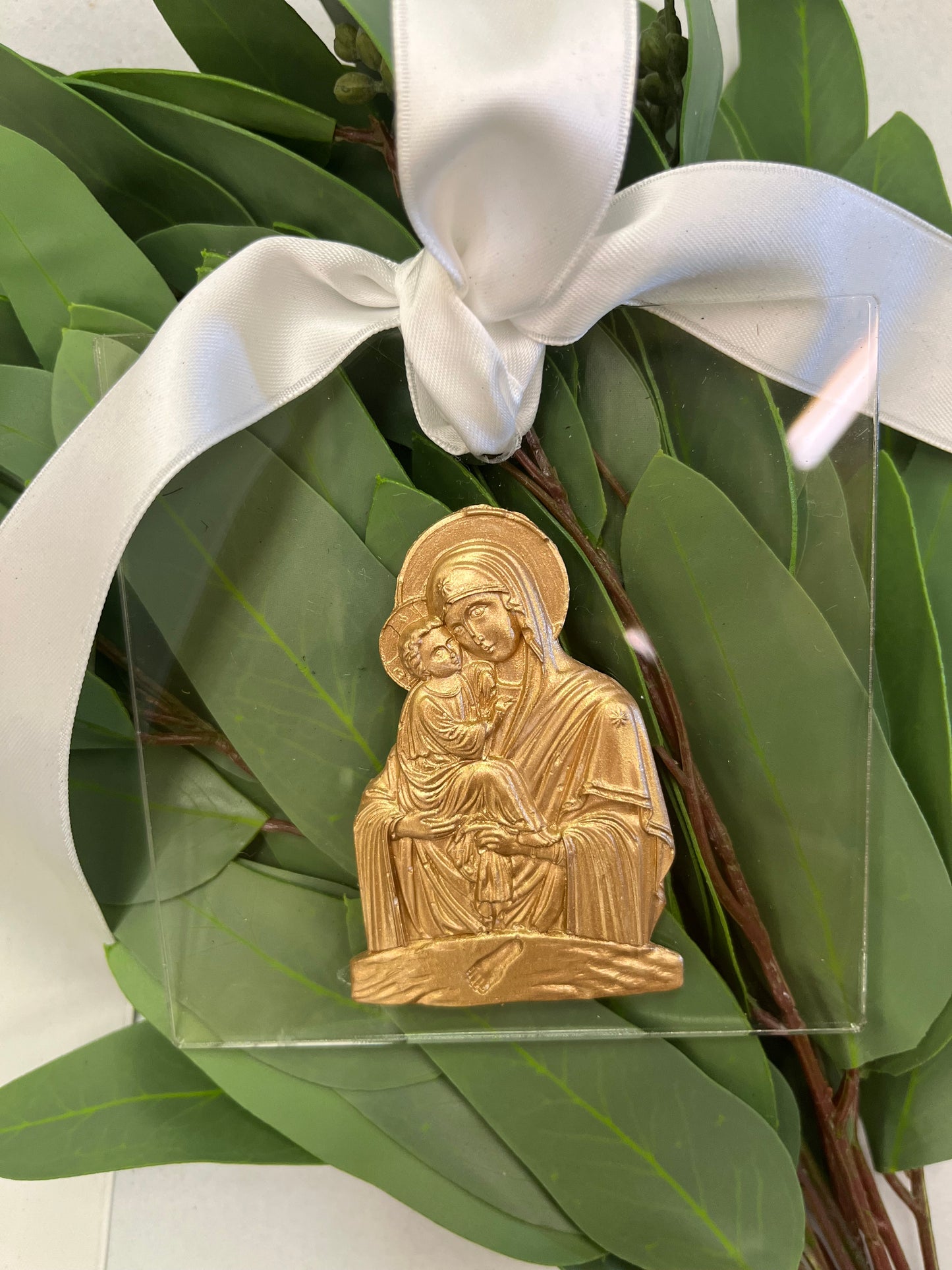 Mary and child ornament