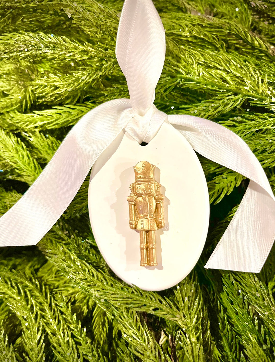 Oval nutcracker ornament