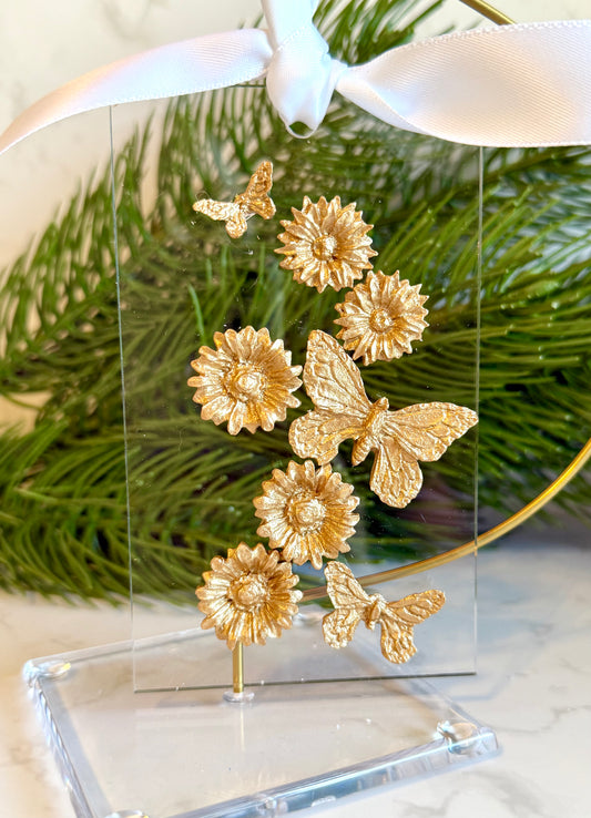Blossom and Butterflies ornament