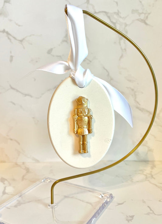 Oval nutcracker ornament